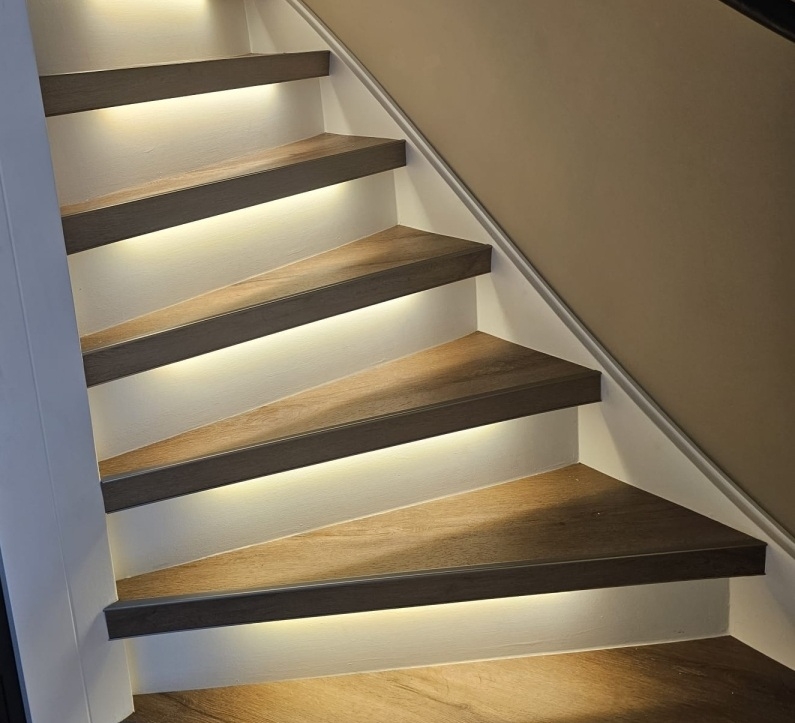 Traprenovatie met Verlichting
