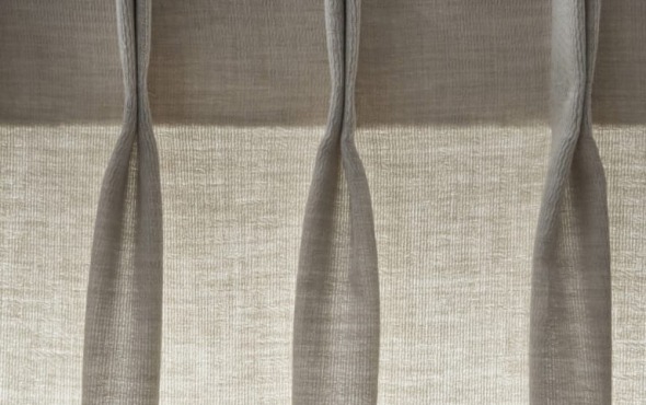 Confectiemogelijkheden - Dubbele plooi gordijnen