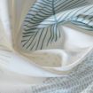 Overgordijn Elin Off White met zacht groen 04