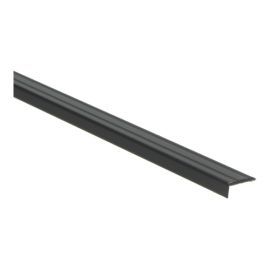 Hoekprofiel Zwart Zelfklevend 10x25mm - 3,0m