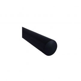 Trapleuning zwart rond 45 mm lengte 150 cm