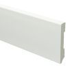 Watervaste kunststof Plint Modern 90x15mm Wit