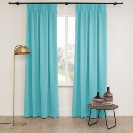 Overgordijn Solution Aquablauw 42